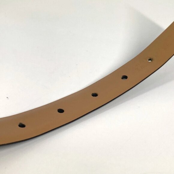 LOEWE Logo buckle belt Leather Black - Picture 3 of 10